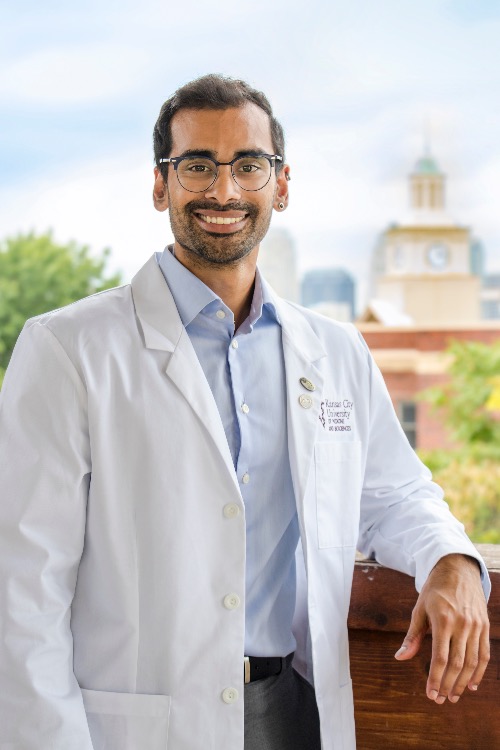 First-year med student Andrew Sulaiman, PhD.